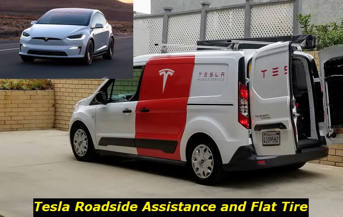 tesla roadside assistance and flat tire